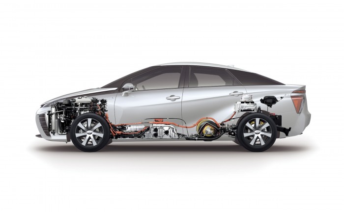 Toyotoa Mirai a její podvozek