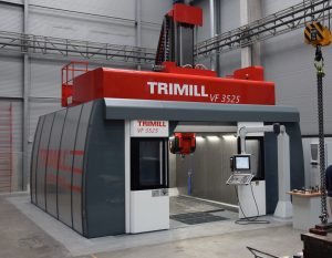 Instalace CNC obráběcího centra Trimill ve společnosti Altran: finální stav
