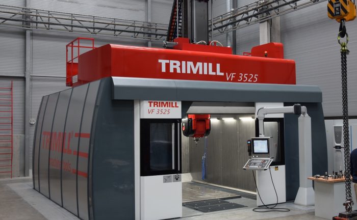 Instalace CNC obráběcího centra Trimill ve společnosti Altran: finální stav
